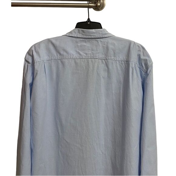 Nautica's Men's Light Blue Button Down Shirt Size XL Long Sleeve Cotton Soft - Picture 9 of 11